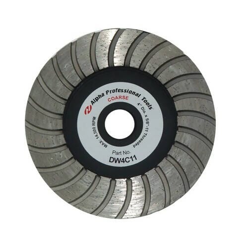 DW Style Grinding Wheel for Natural and Engineered Stone Alpha Professional Tools 