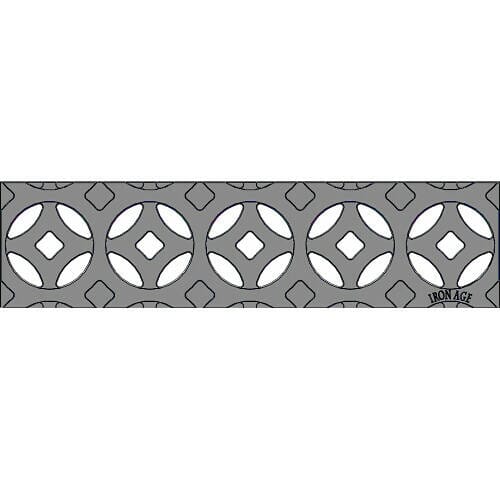 3" x 11" Interlaken Trench Grate Iron Age Designs 