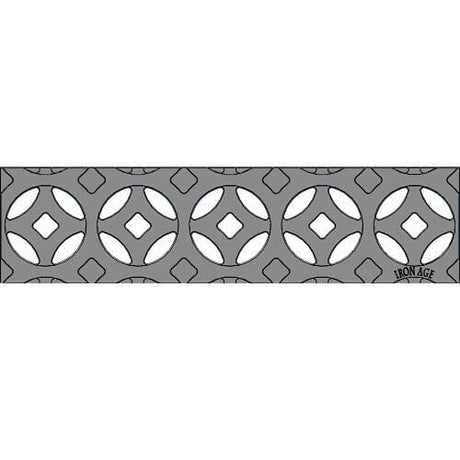 3" x 11" Interlaken Trench Grate Iron Age Designs 