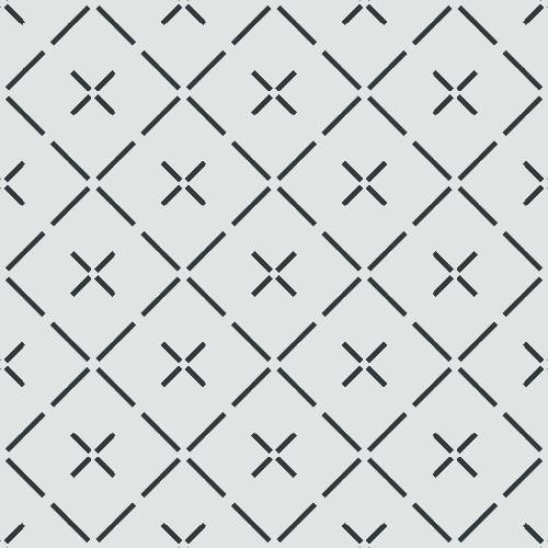 Quilt Tile Pattern - Adhesive-Backed Stencil supplies FloorMaps Inc. Negative 