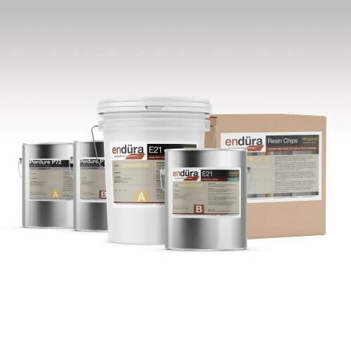 Perdure Self-leveling Epoxy Floor Coating Kit - 750 Square Feet Duraamen Engineered Products Inc 