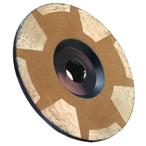 DS Style Grinding Wheel for Natural and Engineered Stone - 4" Coarse Alpha Professional Tools 