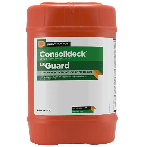 LSGuard - Glossy Sealer and Protective Treatment for Concrete Prosoco 5 Gallon 