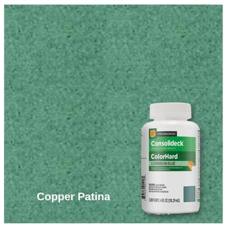 ColorHard - One-Step Color & Hardener for Concrete Floors - 4 oz Prosoco Copper Patina 