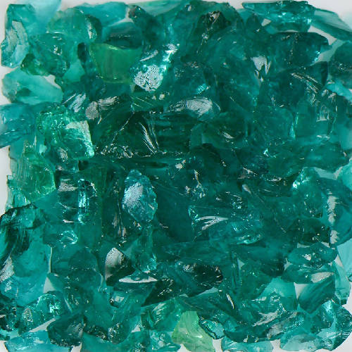 Teal Terrazzo Glass American Specialty Glass 1 Pound #2 