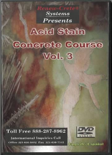 Acid Stain Concrete Course - Vol. 3 Renew-Crete Systems 