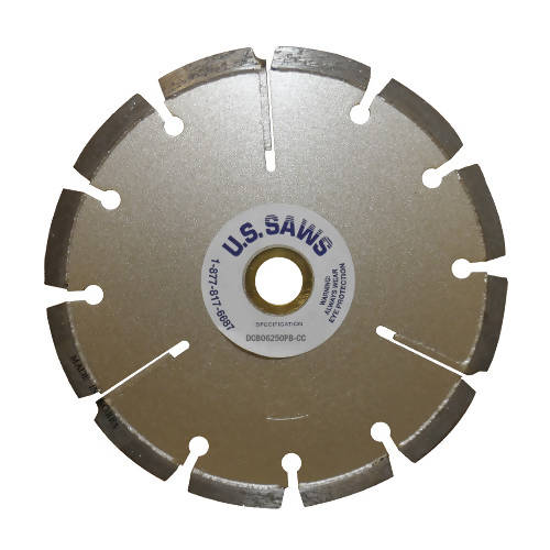 6" Premium Blades for CC-100 U.S. Saws 6" x .250" x 5/8" 