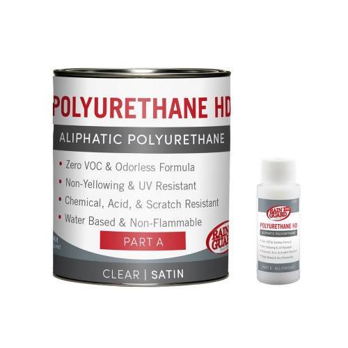 Polyurethane HD - Aliphatic Polyurethane 2K Rainguard Pro 1 Quart Clear Satin 