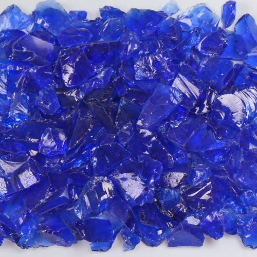 Dark Blue Terrazzo Glass American Specialty Glass 1 Pound #1 