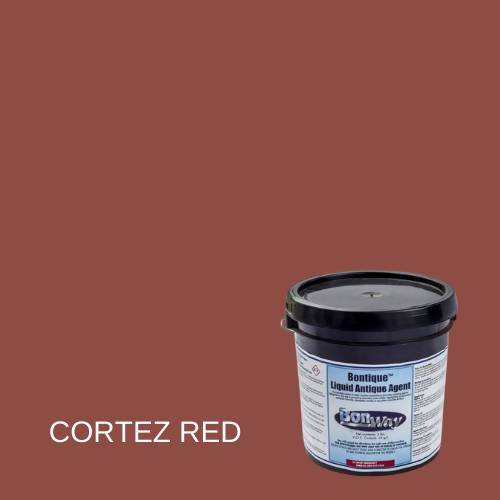 Liquid Antique Agent - 3 lbs Bon Tool Cortez Red 