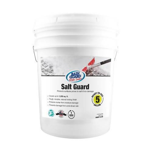 Salt Guard - Ice and Salt Damage Protection Coating - Ready to Use Rainguard Pro 5 Gallons 