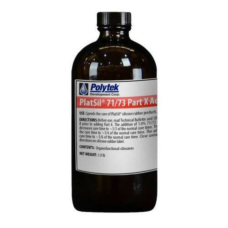 PlatSil® 71/73 Part X Accelerator Polytek Development Corp 1-lb unit 