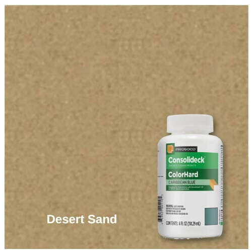ColorHard - One-Step Color & Hardener for Concrete Floors - 4 oz Prosoco Desert Sand 