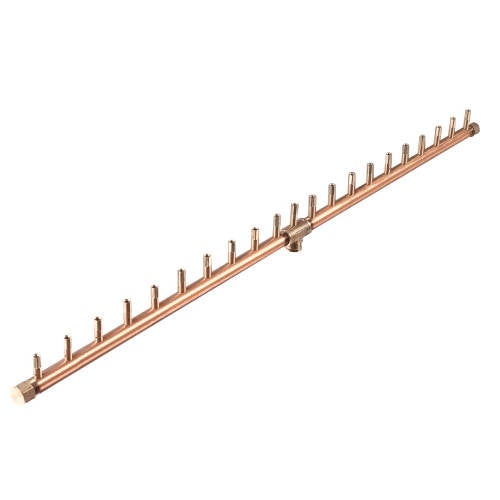 210K BTU 42" Linear Brass Burner for Firepits Warming Trends 