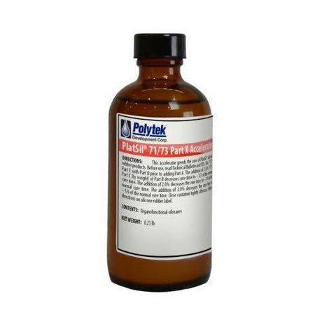 PlatSil® 71/73 Part X Accelerator Polytek Development Corp 0.25-lb unit 