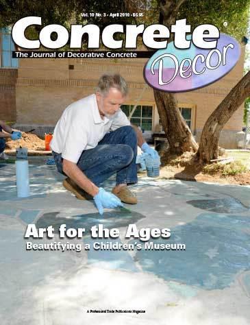 Vol. 10 Issue 3 - April 2010 Back Issues Concrete Decor Marketplace 