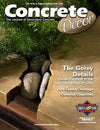 Vol. 10 Issue 6 - August/September 2010 Back Issues Concrete Decor Marketplace 