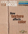 Vol. 11 Issue 4 - May/June 2011 Back Issues Concrete Decor Store 