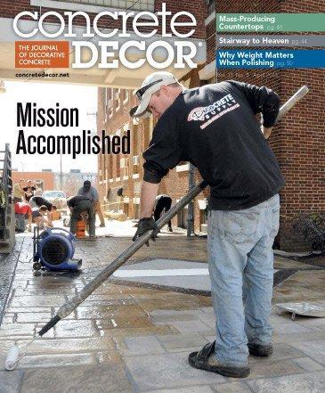 Vol. 13 Issue 3 - April 2013 Back Issues Concrete Decor Store 