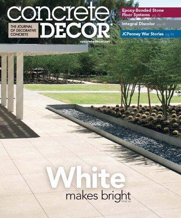Vol. 13 Issue 6 - August/September 2013 Back Issues Concrete Decor Store 
