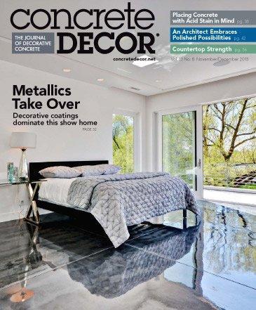 Vol. 13 Issue 8 - November/December 2013 Back Issues Concrete Decor Store 