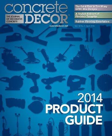 Vol. 14 Issue 3 - April 2014 Back Issues Concrete Decor Store 