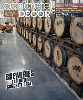 Vol. 14 Issue 8 - November/December 2014 Back Issues Concrete Decor Store 