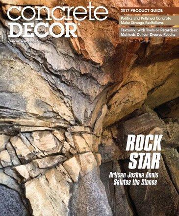 Vol. 17 Issue 3 - April 2017 Back Issues Concrete Decor Marketplace 