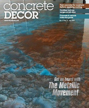 Vol. 17 Issue 5 - July 2017 Back Issues Concrete Decor Marketplace 