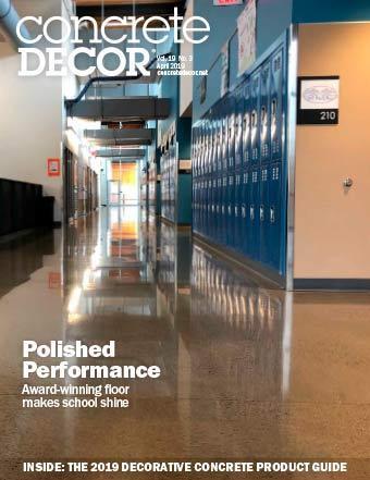 Vol. 19 Issue 3 - April 2019 Back Issues Concrete Decor Marketplace 