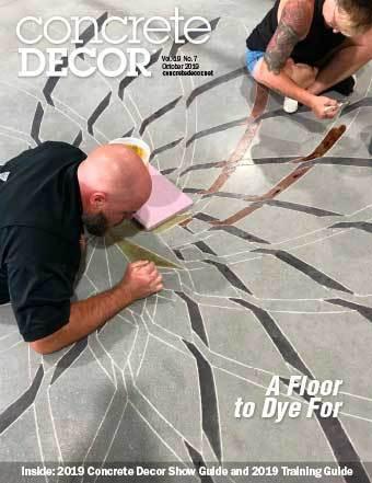 Vol. 19 Issue 7 - October 2019 Back Issues Concrete Decor Marketplace 