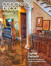 Vol. 19 Issue 8 - November/December 2019 Back Issues Concrete Decor Marketplace 