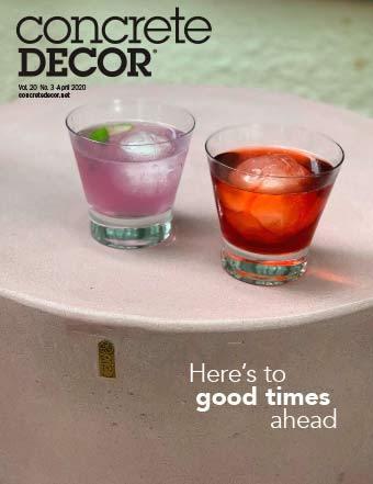 Vol. 20 Issue 3 - April 2020 Back Issues Concrete Decor Marketplace 