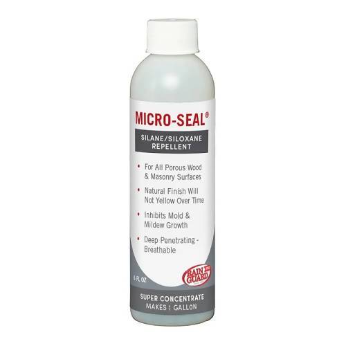 Micro-Seal Silane/Siloxane Water Repellent - Concentrate Rainguard Pro 6 oz (Makes 1 Gallon) Single-Pack 