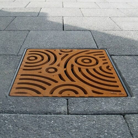 12" x 12" Oblio Catch Basin (Heel Proof) Iron Age Designs 