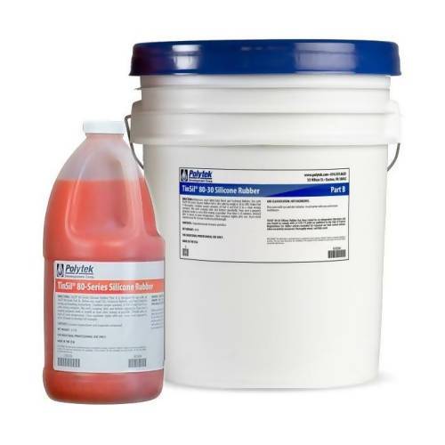 TinSil® 80-30 Silicone Rubber Polytek Development Corp 44-lb Kit 