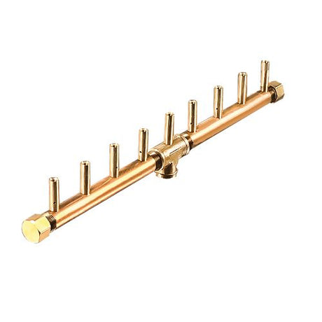 90K BTU 18" Linear Brass Burner for Firepits Warming Trends 