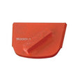 X-Series - Quick Change - Trapezoid Pad with One Rectangular Segment Tooling for Concrete Concrete Polishing HQ 6 Red/Hard 