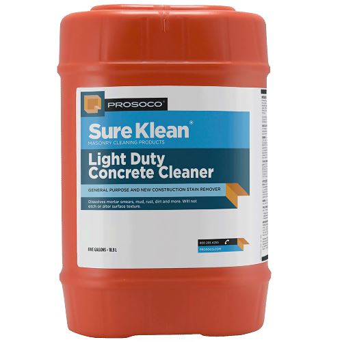 Sure Klean - Light Duty Concrete Cleaner Prosoco 5 Gallon 