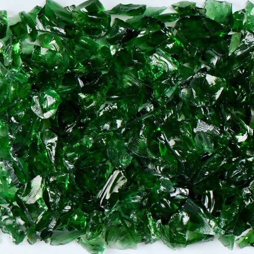 Dark Green Terrazzo Glass American Specialty Glass 1 Pound #1 