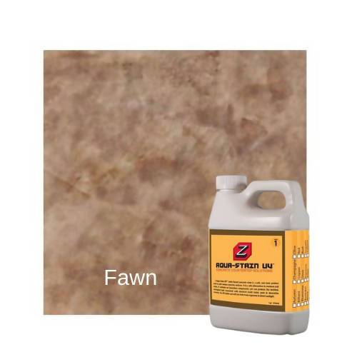 Z Aqua-Stain UV Concrete Countertop Solutions Fawn 1 Quart 