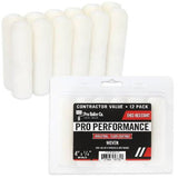 Pro Performance™ Mini Roller - Woven, Shed-Resistant - Contractor 12-Pack Pro Roller Co. 4" 3/8" Nap 