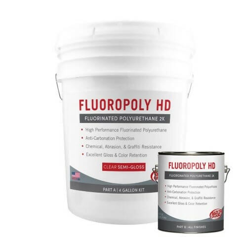 FluoroPoly HD - Clear Rainguard Pro 4 Gallon Kit Semi-Gloss 
