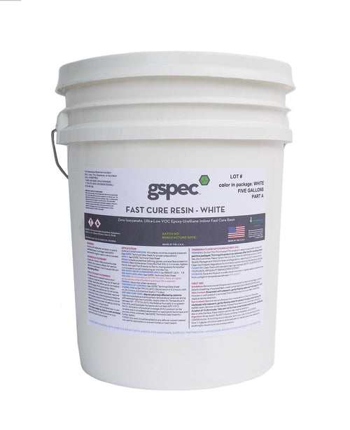 GSPEC Fast Cure Resin Concrete Decor Store White 