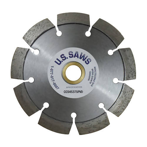 Premium "V" Blade for Crack Chasing U.S. Saws 4.5" x .375 x 7/8" 