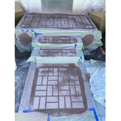 Paper Stencil for Concrete - Basket Weave - 33-inch X 365 Foot Supplies Bon Tool 