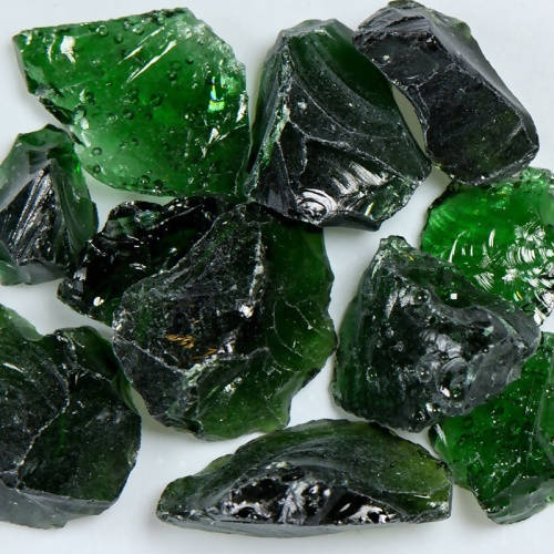 Dark Green Terrazzo Glass American Specialty Glass 1 Pound #3 