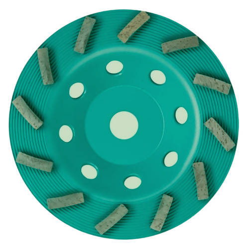 Spiral Cup Wheel - Dark Green Series Syntec Diamond Tools 
