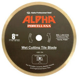 Porcellana for Portable Rail Saws - The Ultimate Wet Blade for Porcelain Tiles Alpha Professional Tools 8" 