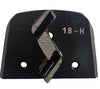 Slim Fit Diamond Tooling -Single S Segments - 15mm - 18/20 Grit Syntec Diamond Tools Hard Bond (Black) 